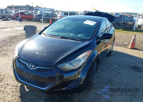2013 Hyundai Elantra Gls from USA, damaged, VIN KMHDH4AE3DU720799